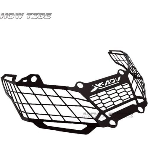 For Honda Xadv300 1000 XADV750 2017 2018 2019 Aluminum Motorcycle Modification Front Headlight Mesh Grille Guard Cover Protector