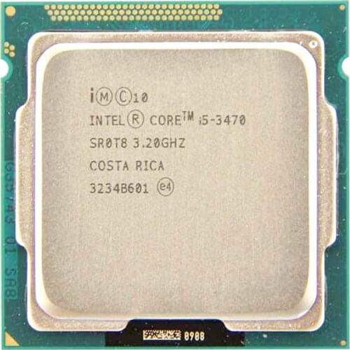 Intel Core i5-3470 i5 3470 ГГц четырехъядерный процессор 77W Processor (6M Cache, 3.2GHz) LGA1155 PC computer Desktop CPU