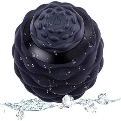 Usb Electric Massage Ball Vibration Muscle Massager Fitness Exercise Yoga Fascia Handball Pilates Sensory Balls Silicone