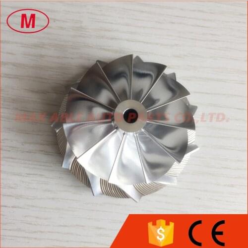GT15-25 47.50/60.01mm 11+0 blades 720915-0004/737692-0002 Upgrade High Performance Turbo Billet/milling compressor wheel for Q7