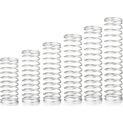 10PCS 0.3mm Wire Diameter, 3mm Out Diameter, 10-50mm Length, 304 Stainless Steel Compression Spring