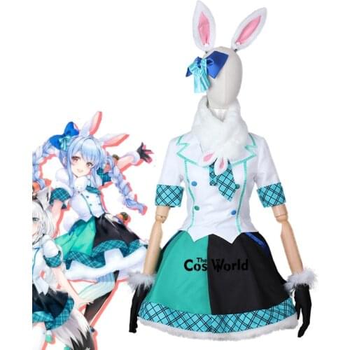 YouTuber Virtual VTuber Hololive Usada Pekora Bunny Girl Outfits Cosplay Costumes