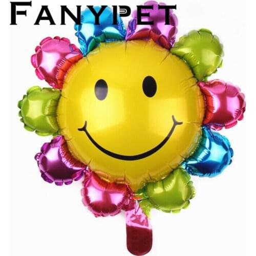 Mini sun smile Foil Balloons Birthday Wedding Celebration Decor cartoon Balloons Event Party Supplies