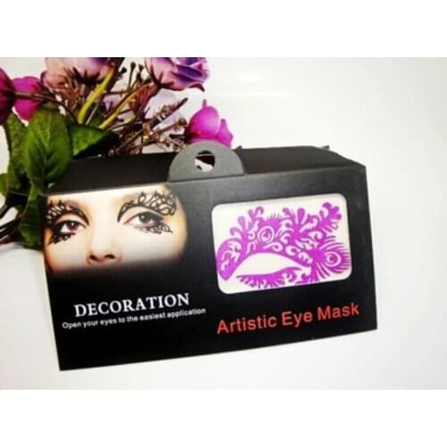 Min order 5$) hot sale fashion paper cutting eye stickers eyeliner rayal luxury high quality false eyelashes free shipping