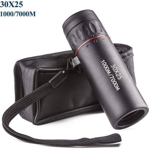 High Definition Monocular Telescope 30X25 Waterproof Mini Portable Military Zoom 10X Scope For Travel Hunting