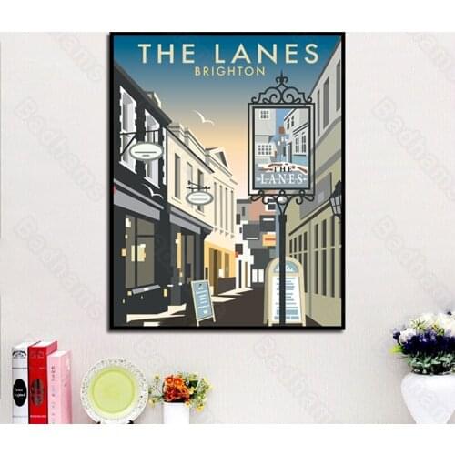 Wall Decoration Sofa Background Mural Bedroom Porch Staircase Hanging Paintings Meter Box Blocking American Streets