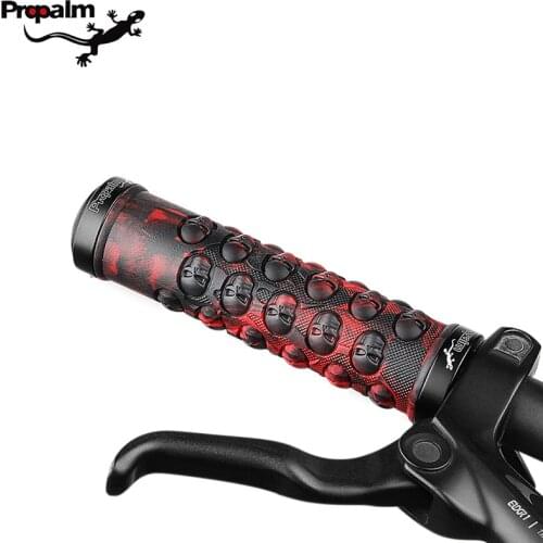 Propalm Bicycle Grip Cycling Non-slip Alluminium Alloy+Rubber Grip MTB Road Bike Lock ring Grips Bicycle Handlebars Grips