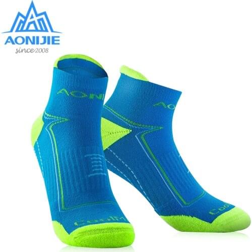 AONIJIE E4090 Outdoor Sports Running Athletic Performance Tab Training Cushion Quarter Compression Socks Heel Shield Cycling