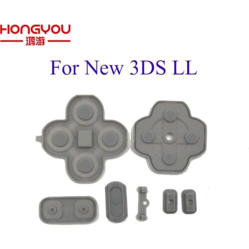 Original replace rubber keypad conducting buttons conductive dpad pad for New 3DS XL LL Controller