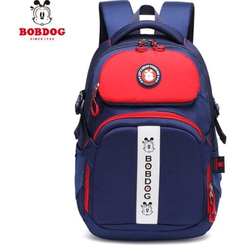 BOBDOG School Bags For Teenager Boy Backpack Children School Bags Waterproof Men Laptop School Bag Mochila