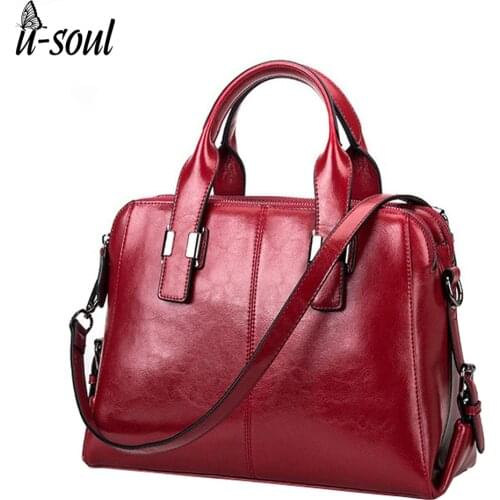 Women Genuine Leather bags Totes Messenger Bags Designer Luxury Brand Bag Female Handbag Cow Leather Handbags for women 2020