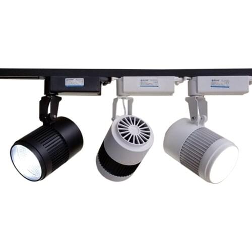 LED spotlight cob track lamp 20w30w50w rail lamp voltage AC110V / AC220V professional commercial lightin