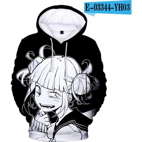 High Quality kids 3D My Hero Academia Hoodie boy/gril Personality Casual Pullovers Hooded My Hero Academia childen Sweatshirts