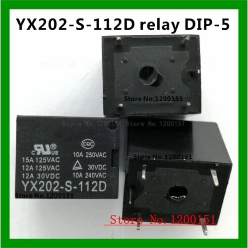 YX202-S-112D YX202-S 12V 10A relay DIP-5