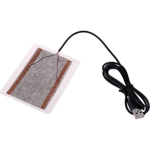 10*4CM Portable USB Warmer Heating Heater Plate Winter Warm For Mouse Pad Shoes Golves Electric Heating Pads