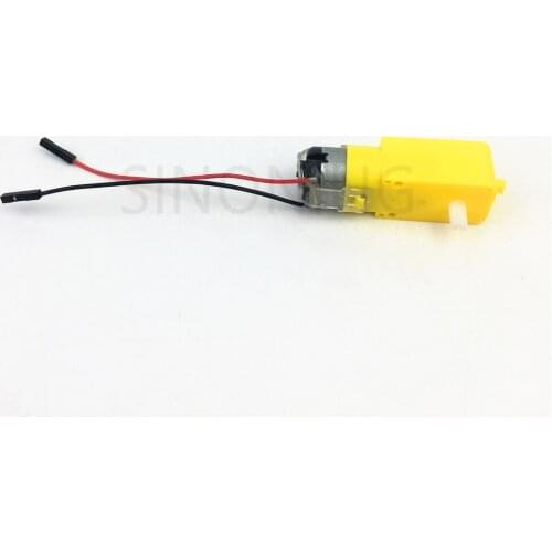 2pcs Intelligent Car Gear DC Motor Robot Gear Motor TT with Dupont Male Female Plug for Arduino Robotics