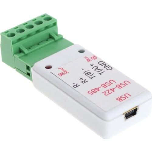2 in 1 USB to RS422 & RS485 Converter Adapter with CH340T Support 64b Win7 Linux Hot New