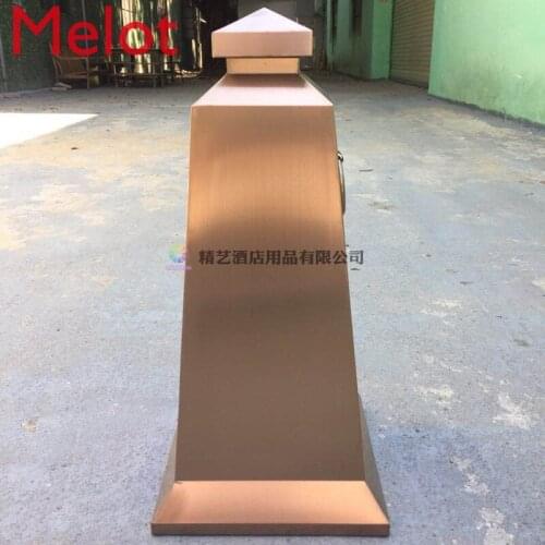 Stainless Steel Traffic Cone Barricade Pyramid Reflecting Road Cone Parking Lot Road Road Barrier Safety Warning Traffic Cone