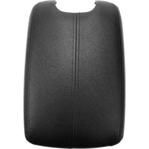 Center Console Lid Armrest Cover for 2008 2009 2010 2011 2012 Honda Accord Synthetic Leather(Vinyl)Plastic Center Black