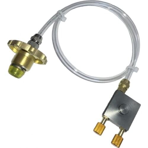 Lightweight Iron Propane Refill Adapter Inflatable Valve Set for Home BBQ