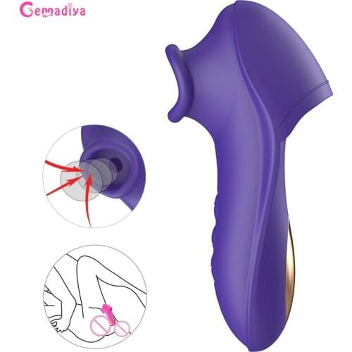Clit Sucker Vibrator For Women Clitoris Stimulation Pussy Licking Sucking Vibrator For Women Erotic Sex toys for Adults Nipple
