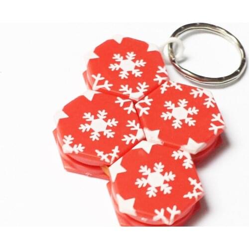 10 pc Plastic Block Puzzle block pendant with Key chain E710-2 girl kids school bag party favors gift novelty birthday prize