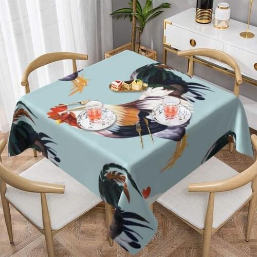 Chicken Tablecloth Cute Printed Table Cover Kitchen Wholesale Decoration Polyester Table Cloth