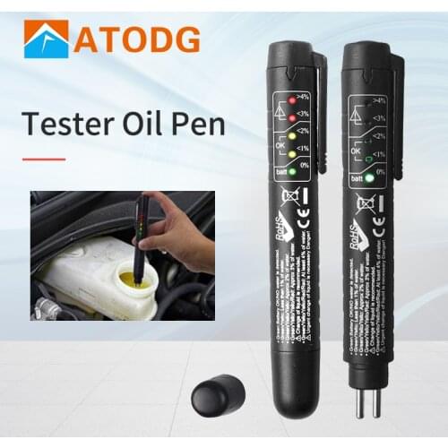 Accurate Oil Quality Check Pen Brake Oil Moisture Tester Pen Brake Liquid Digital Tester Vehicle Auto Automotive Testing Tool
