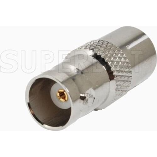 Superbat 5pcs DVB-T TV-Tuner Antenna Adapter BNC Jack to DVB-T Female Coaxial Connector