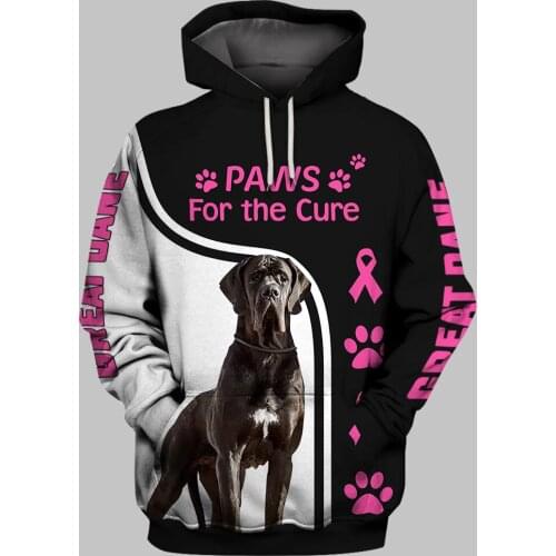 Great Dane 3D Hoodies Printed Pullover Men For Women Funny Sweatshirts Fashion Animal Sweater Drop Shipping 01