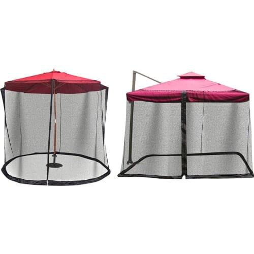 300x230cm Outdoor Camping Desk Umbrella Summer Cover Prevent Insect Rome Umbrella Net Patio Mesh Deck Anti-Mosquito