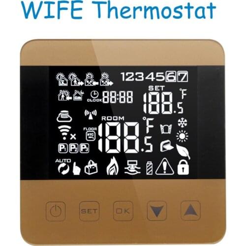 Smart WiFi Thermostat For Water/Gas Boiler Home Alexa Voice Control Programmable Room Heating Floor Echo Temperature Controller