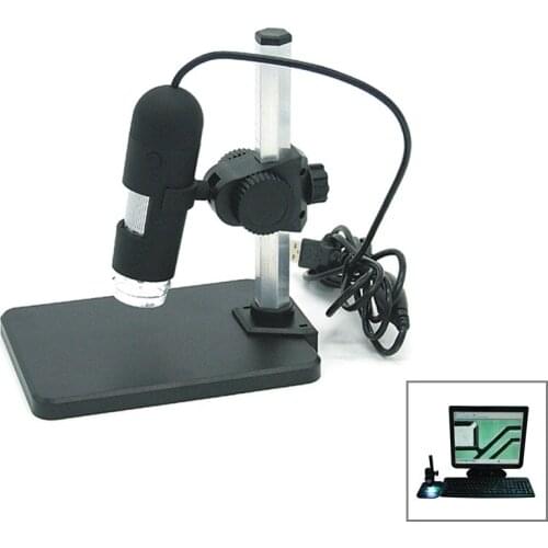 1-50/600X USB Digital Microscope with 8 Manually Adjustable LED Brightness Camera Webcam Endoscope Electronic Magnifier Loupe