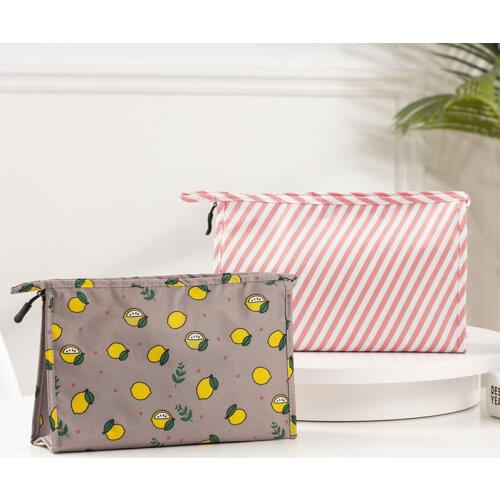 1 Pc Printing Makeup Bags Ladies Storage Organizer Pouch Travel Necessaries Washing Toiletry Bags Women Make Up Beauty Case