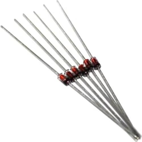 100pcs/lot new Switching diode 1N4148 IN4148 switch tube straight plug DO-35