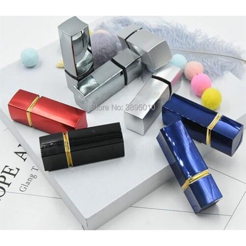 12.1mm Empty Magnet Lipstick Tubes Refillable DIY Lip Gloss Lip Balm Containers Cosmetic Tool F580