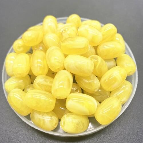 18x10mm 20pcs of Acrylic Beads Earrings Necklace Accessories Beads For Jewelry Making DIY Jewelry Findings#07