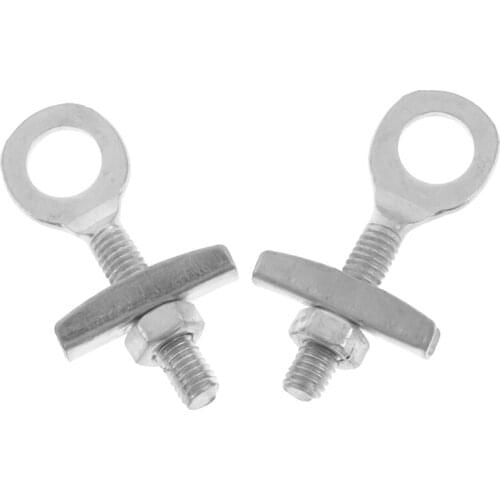 2PCS Commuting Bike Chain Tensioner Bolts Fixed Gear Bicycle Chain Adjust Bolt