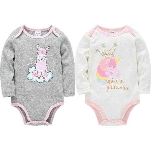 2021 Children Baby Boy Bodysuit 100% Cotton ropa bebe Newborn Clothes Long Sleeve O-neck Overalls Infant Pajamas Jumpsuit