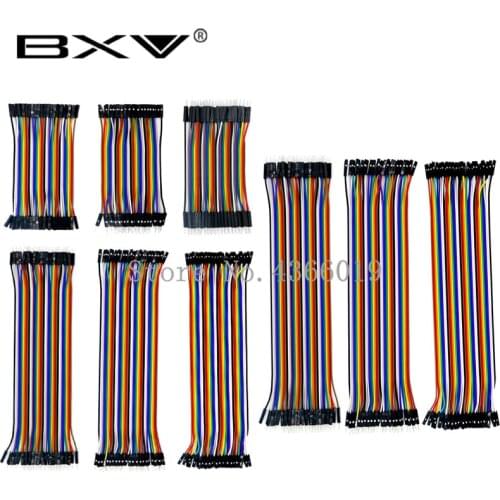 400pcs/lot Dupont Line 10CM 20CM 30CM Male to Male Female to Male Female to Female Jumper Wire Dupont Cable for arduino DIY KIT