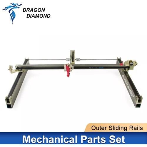 New Model Rails homemaker DIY Laser Mechanical Set 600*900mm Outer Sliding Rails Kits DIY for CO2 Laser Engraver Cutter 6090