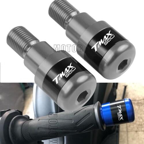 For Yamaha TMAX 560 T MAX T-MAX 560 2018 2019 2020 TMAX500 Motorcycle CNC Aluminum Handlebar Grips Ends Falling Protector