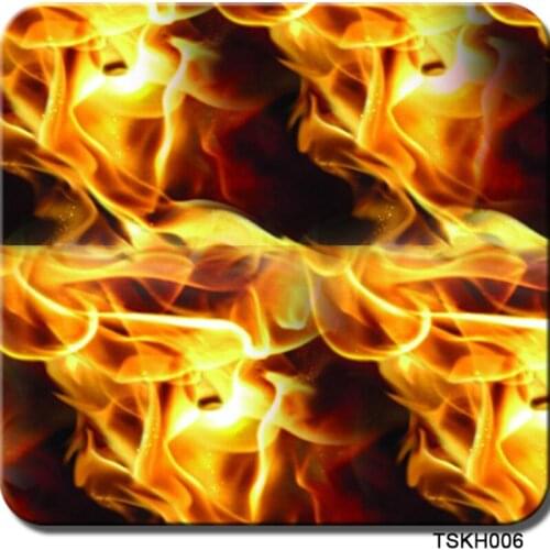 Free shipping 0.5mX2m flame water transfer printing film CSKH006 heat transfer vinyl for car