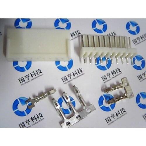 Free shipping KF2510 connector whole set , plug + straight needle base + terminal 10Pin 10set/lot