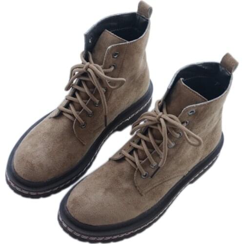 Martin Boots High-top Belt Casual And Comfortable Motorcycle Boots Womens Autumn And Winter New Style Womens Shoes