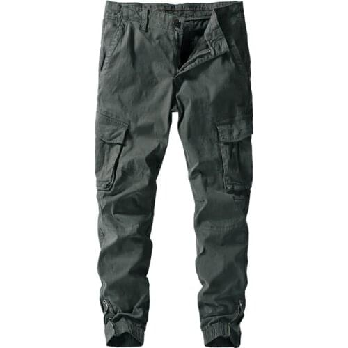 Mens Tactical Cargo Pants Men Clothing Joggers Military Casual Cotton Pants Harajuku Fashion Male Hip Hop Ribbon Army Trousers