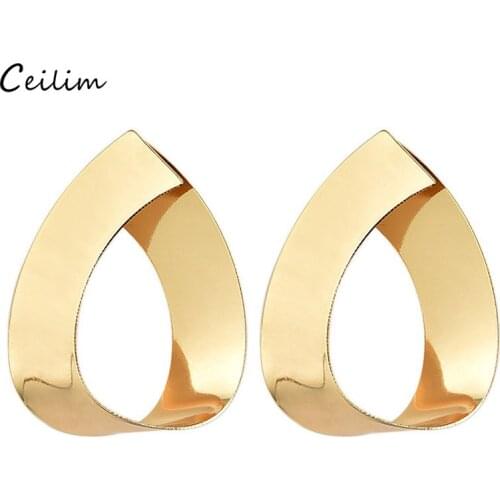Женские золотые серьги Ceilim China At AliExpress