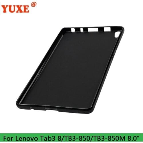 Tablet Case For Lenovo Tab 3 Tab3 8 8.0" TB3-850 TB3-850F TB3-850M 8.0 inch Funda Back TPU Silicone Anti-Drop Cover