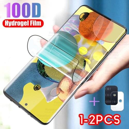 100D Hydrogel Film For Samsung Galaxy A51 A71 A31 M21 A21s a01 Screen Protector For Samsung M 21 a41 A 51 71 5g Camera Len Glass