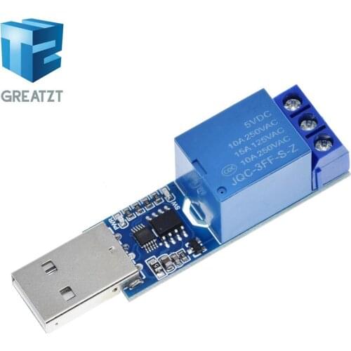 GREATZT LCUS-1 type USB Relay Module Electronic Converter PCB USB Intelligent Control Switch for arduino